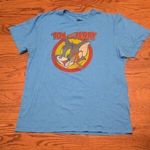 Tom and Jerry Blue T-Shirt